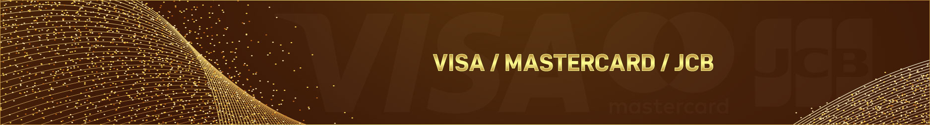 Visa/Mastercard/JCB