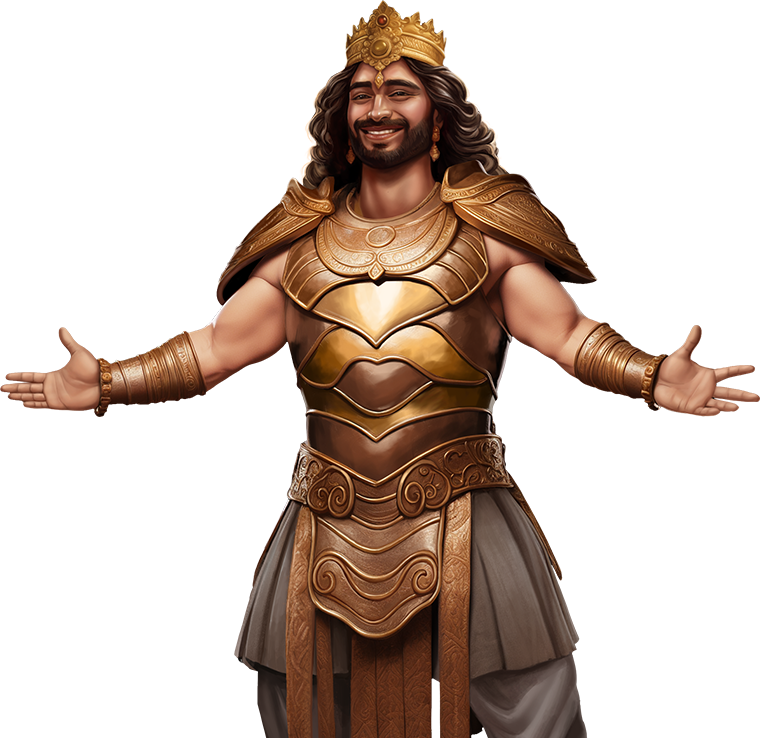 king standing